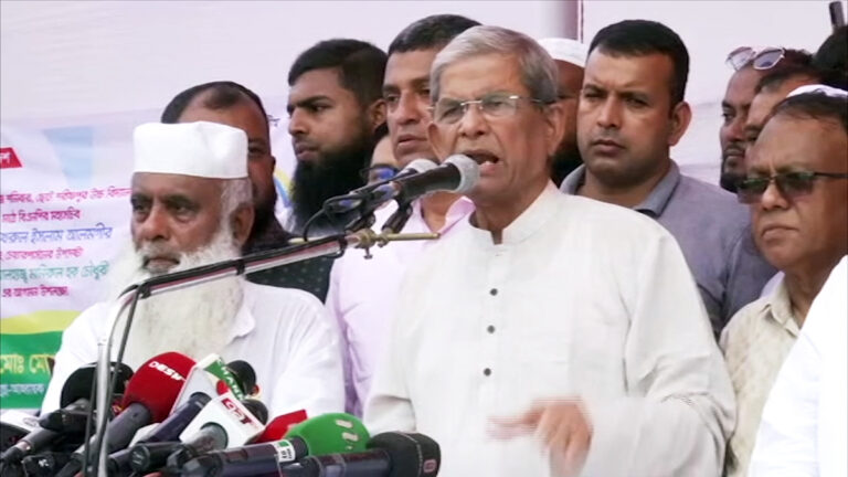 গণতান্ত্রিক পরিবেশ ফিরিয়ে আনতে অন্তর্বর্তী সরকারকে সময় দেয়া প্রয়োজন: মির্জা ফখরুল